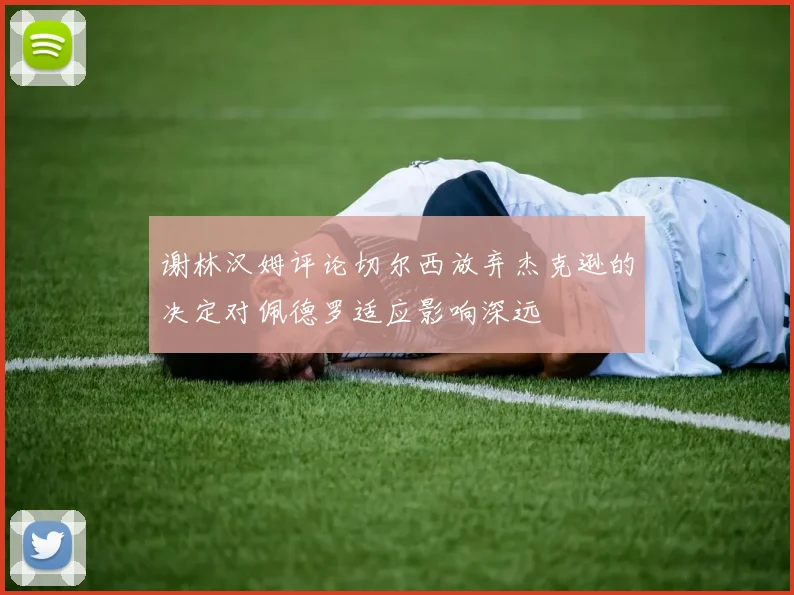 谢林汉姆评论切尔西放弃杰克逊的决定对佩德罗适应影响深远